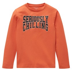 тениска,детски,тениски,tom,tailor,fitted,printed,long,sleeve,t,shirt,orange,(burnt,coral)