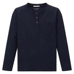тениска,детски,тениски,tom,tailor,striped,slub,henley,short,sleeve,t,shirt,blue,(sky,captain,blue)
