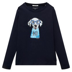тениска,детски,тениски,tom,tailor,technical,artwork,long,sleeve,t,shirt,blue,(sky,captain,blue)