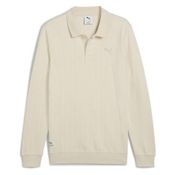 мъжки,блузи,с,яка,puma,class,long,sleeve,polo,alpine,snow,(beige)