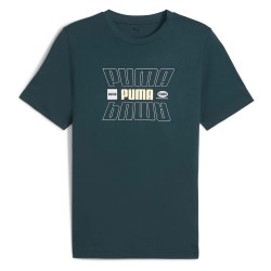 тениска,мъжки,тениски,puma,ess,logo,lab,holiday,short,sleeve,t,shirt,green,terrain,(green)