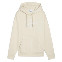 суичър,дамски,блузи,puma,ess,script,comfort,hoodie,alpine,snow,(beige)