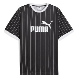 тениска,мъжки,тениски,puma,ess,striped,short,sleeve,t,shirt,puma,black,(black)