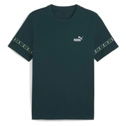 тениска,мъжки,тениски,puma,ess,tape,layout,short,sleeve,t,shirt,green,terrain,(green)