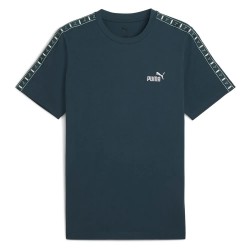 тениска,мъжки,тениски,puma,ess,tape,short,sleeve,t,shirt,green,blue,(green,terrain)