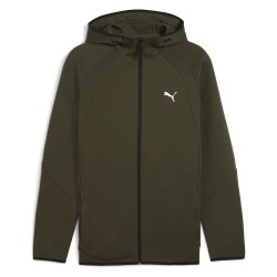 блуза,мъжки,пуловери,puma,evostripe,full,zip,sweatshirt,dark,olive,(green)