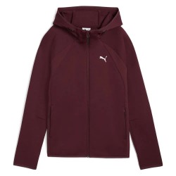 блуза,дамски,блузи,puma,evostripe,full,zip,sweatshirt,ruby,shimmer,(purple)