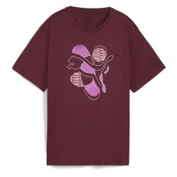 тениска,дамски,тениски,puma,graphic,relaxed,energy,short,sleeve,t,shirt,ruby,shimmer,(purple)