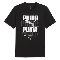 тениска,мъжки,тениски,puma,graphic,stacked,graphic,short,sleeve,t,shirt,puma,black,(black)