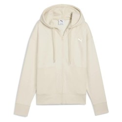 блуза,дамски,блузи,puma,her,relaxed,fit,full,zip,sweatshirt,alpine,snow,(beige)