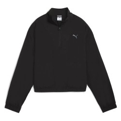 блуза,дамски,блузи,puma,her,relaxed,fit,half,zip,sweatshirt,puma,black,(black)