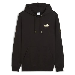 суичър,мъжки,пуловери,puma,maximal,metallic,relaxed,fit,hoodie,puma,black