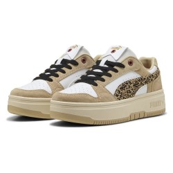 маратонки,дамски,маратонки,puma,rebound,low,animal,flair,trainers,puma,white,toasted,almond,exotic,red,(white)