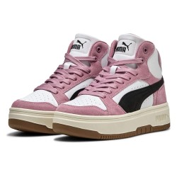 маратонки,дамски,маратонки,puma,rebound,mid,sd,trainers,puma,white,puma,black,poised,pink,(pink)