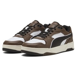 маратонки,мъжки,маратонки,puma,rbd,break,low,trainers,puma,white,puma,black,flat,bronze,(brown)