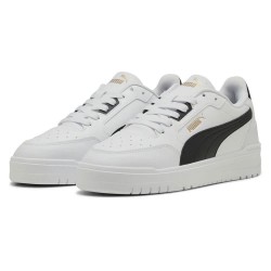маратонки,мъжки,маратонки,puma,shuffle,downtown,trainers,puma,white,puma,black,puma,gold,(white)