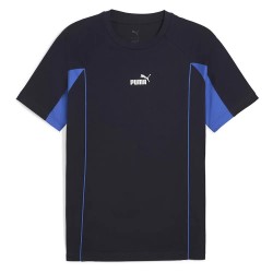 тениска,мъжки,тениски,puma,sport,short,sleeve,t,shirt,new,navy,(black)