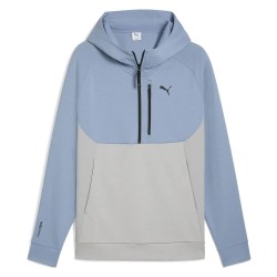 суичър,мъжки,пуловери,puma,tech,regular,fit,hoodie,cool,blue,(blue)