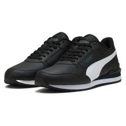 маратонки,мъжки,маратонки,puma,st,runner,v4,l,trainers,puma,black,puma,white,green,terrain