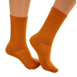 чорапи,дамски,чорапи,bmymoon,comfort,socks,2,pairs,orange