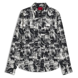 мъжки,ризи,hugo,ermo,shirt,black,grey,(natural)