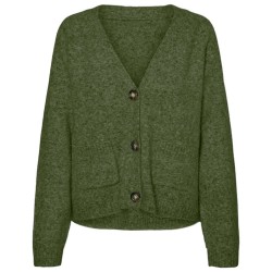 блуза,дамски,пуловери,дамски,плетени,дрехи,vero,moda,boom,v,neck,sweater,cypress,melange,(green)