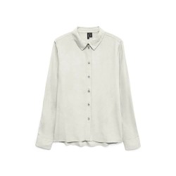 риза,с,дълъг,ръкав,дамски,блузи,дамски,ризи,vero,moda,bumpy,long,sleeve,shirt,snow,white,(white)
