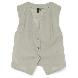 елек,дамски,сака,vero,moda,caia,waistcoat,grey,(silver,lining)