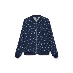 яке,дамски,якета,и,палта,vero,moda,coco,aop,bomber,jacket,blue,(navy,blazer,flowers)