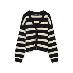 Блуза Vero moda Saba Full Needle v neck sweater - Black / Birch (Black) блуза,дамски,пуловери,дамски,плетени,дрехи,vero,moda,saba,full,needle,v,neck,sweater,black,birch,(black)