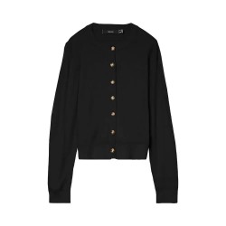 жилетка,дамски,пуловери,дамски,плетени,дрехи,vero,moda,saba,plain,cardigan,black