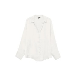 Риза с дълъг ръкав Vero moda Sommer long sleeve shirt - White (Snow White) риза,с,дълъг,ръкав,дамски,ризи,vero,moda,sommer,long,sleeve,shirt,white,(snow,white)