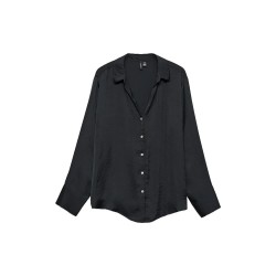 Риза с дълъг ръкав Vero moda Sommer long sleeve shirt - Black (Black) риза,с,дълъг,ръкав,дамски,ризи,vero,moda,sommer,long,sleeve,shirt,black,(black)