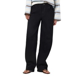 дънки,дамски,панталони,noisy,may,hazal,barrel,vi606bl,high,waist,jeans,black,(black)