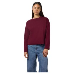 тениска,дамски,тениски,noisy,may,mocca,regular,fit,long,sleeve,t,shirt,windsor,wine,(red)
