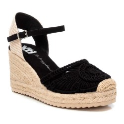 Xti 143845 Wedge Espadrilles - Black (Black) дамски,еспадрили,xti,143845,wedge,espadrilles,black,(black)