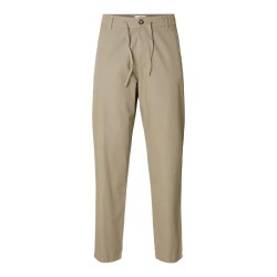 панталони,мъжки,панталони,selected,172,brady,slim,tapered,fit,pants,beige,(vetiver)