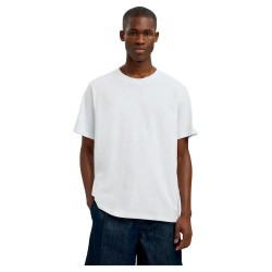 тениска,мъжки,тениски,selected,aspen,slub,short,sleeve,t,shirt,bright,white,(white)