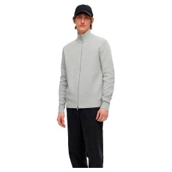 блуза,мъжки,пуловери,selected,dane,full,zip,sweater,light,grey,melange,(grey)