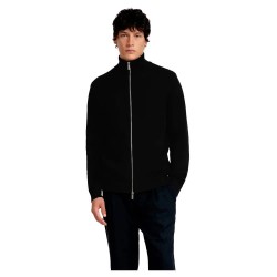 блуза,мъжки,пуловери,selected,dane,full,zip,sweater,black,(black)