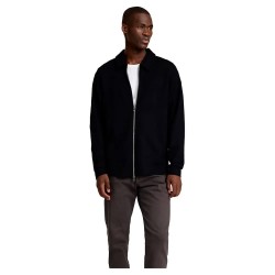 блуза,мъжки,пуловери,selected,emanuel,soft,full,zip,sweatshirt,black
