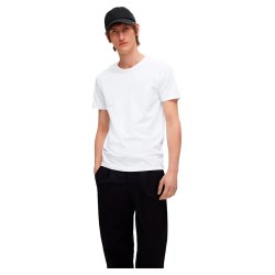 тениска,мъжки,тениски,selected,roland,short,sleeve,t,shirt,3,units,bright,white,(white)
