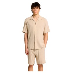 риза,с,къс,ръкав,мъжки,ризи,selected,sal,resort,relax,fit,short,sleeve,shirt,beige