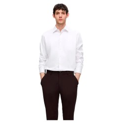 риза,с,дълъг,ръкав,мъжки,ризи,selected,slim,performance,long,sleeve,shirt,white