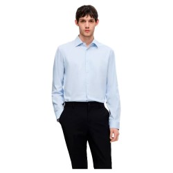 риза,с,дълъг,ръкав,мъжки,ризи,selected,slim,performance,long,sleeve,shirt,light,blue,mixed,with,white,(blue)