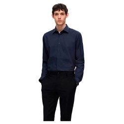 риза,с,дълъг,ръкав,мъжки,ризи,selected,slim,performance,long,sleeve,shirt,sky,captain,(blue)
