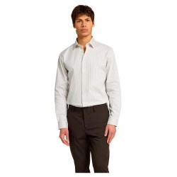 риза,с,дълъг,ръкав,мъжки,ризи,selected,slim,performance,long,sleeve,shirt,sand,stripes,(white)