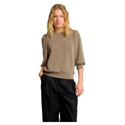 блуза,дамски,блузи,selected,tenny,sweatshirt,vetiver,(green)