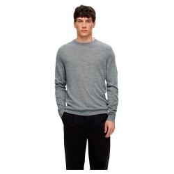 блуза,мъжки,пуловери,selected,tray,sweater,grey