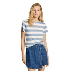 тениска,дамски,тениски,pepe,jeans,jinx,short,sleeve,t,shirt,blue,(steel,blue)